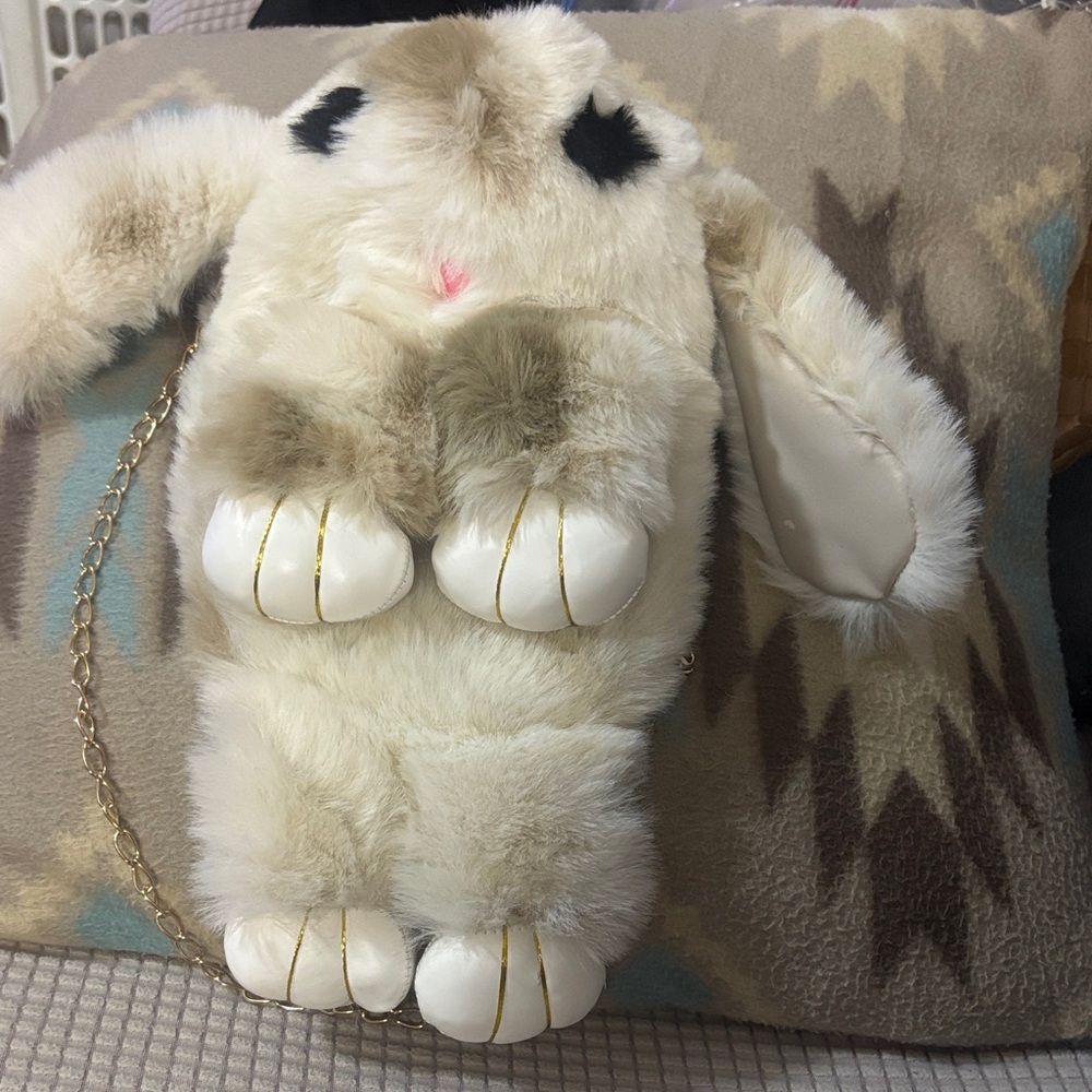 Cute Fluffy Bunny Bag